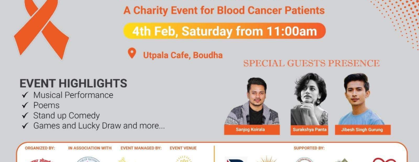 Blood Cancer Society Nepal to organize a charity event on World Cancer Day