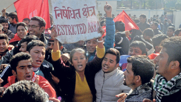 Protests flare in Dang, Dhangadhi during PM's visit