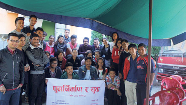 Youth unite to press for speedy reconstruction