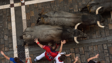 Spain: no runners gored, 3 injured in Pamplona Bull Run