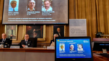 Nobel physics prize awarded to 3 for topology work