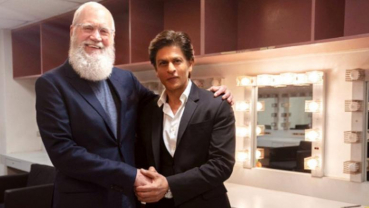 Shah Rukh Khan and David Letterman meet in New York for an interview