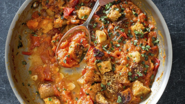 A summer tomato gratin with bright flavor and no mush