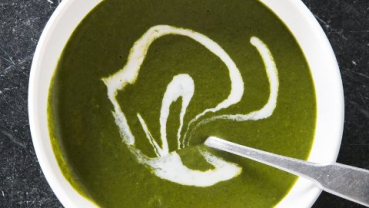A silky-smooth soup with a big dose of healthy greens