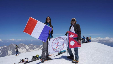 Shrinkhala Khatiwada scales Mont Blanc