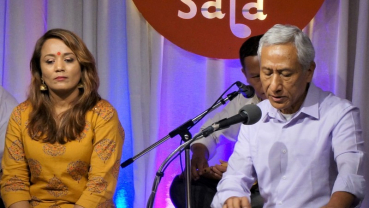 Vikram Gurung performs at Paleti