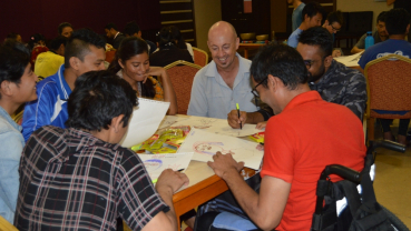 Motivating differently abled people through art