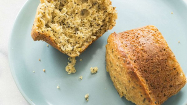 Poppy seed muffins with rich, full flavor - and less sugar