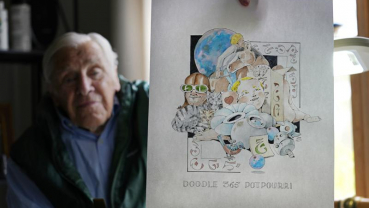 88-year-old artist finishes year of pandemic ‘daily doodles’
