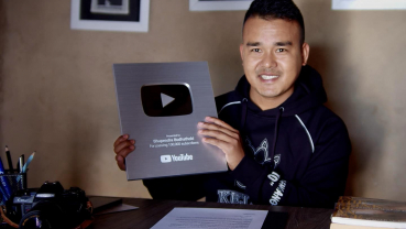 Budhathoki becomes first police officer to receive silver play button