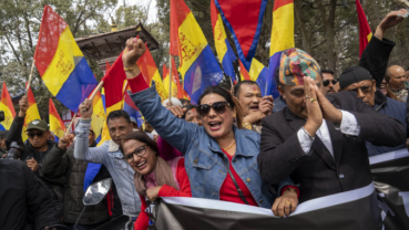 Protests drove Nepal’s king off the throne 16 years ago. Now, protests are trying to bring him back