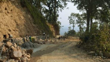 Daiji-Jogbudha road construction at snail’s pace