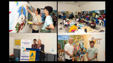 One-day painting workshop ‘Delphic Art Wall Coalition’ held at Nepal Academy of Fine Arts