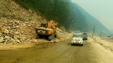 2.2 km road waiting blacktopping for over 22 months in Kaski