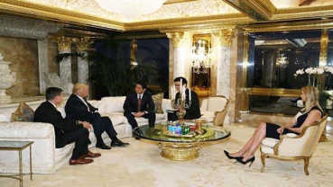 Trump’s daughter sits in on landmark Japan PM talks