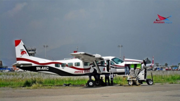 Makalu Air cargo plane crashlands in river, crew safe