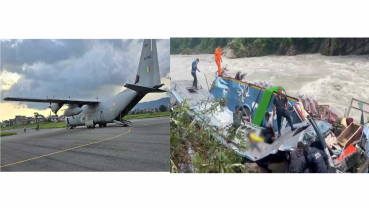 Bodies of 25 Indian tourists killed in Tanahun bus accident flown to Mumbai via Indian Air Force aircraft