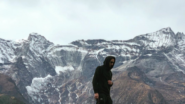 Oscar-winning actor Adrien Brody in Nepal