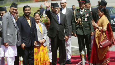 PM Dahal leaves for New Delhi on 4-day state visit