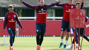 Rooney dropped from England's starting lineup for Slovenia