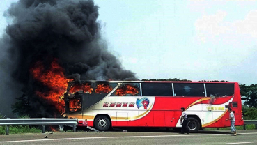 Bus with Chinese tourists catches fire in Taiwan, killing 26