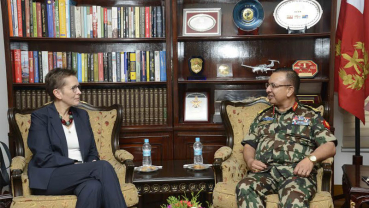 UN Resident Coordinator pays courtesy call on CoAS Chhetri