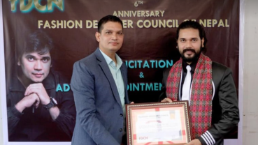 Choreographer Jha appointed as the advisor of Fashion Designers Council of Nepal