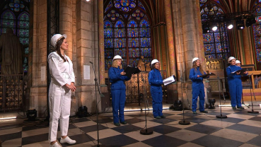 Christmas Eve concert held in Paris’ fire-wrecked Notre Dame