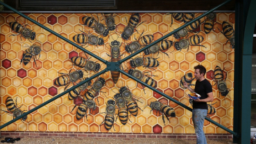 Good of the Hive: the New York muralist on a mission to hand-paint 50,000 bees