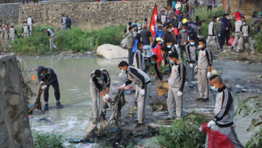 Bishnumati River cleaning campaign begins