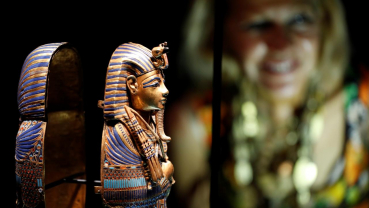 Ancient treasures go on display in London Tutankhamun exhibition