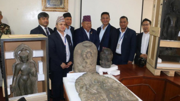 Five images of Gods repatriated from USA
