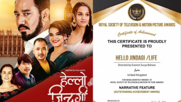Director Bohara's 'Hello Jindagi' wins Outstanding Achievement Award in India