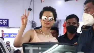 Kangana Ranaut reaches Khar Police station for questioning in the anti-Sikh post case
