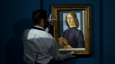 Rare Botticelli portrait sells for record $92.2 million at NY auction
