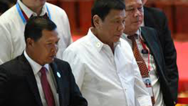 Philippines President Rodrigo Duterte gives middle finger to the EU