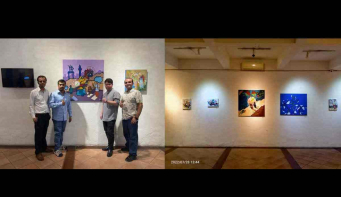 Soham’s solo painting exhibition - ‘The Bright Episode’