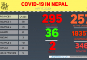 Health ministry confirms three new COVID-19 cases, number of total cases reaches 295