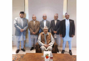 Former King Gyanendra Shah meets five RPP leaders in Bhairahawa