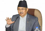 Acting Prime Minister Khand inspects flood-hit areas in Dadeldhura