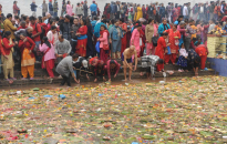 Devotees flock to Matatirtha from early morning today (In Photos)