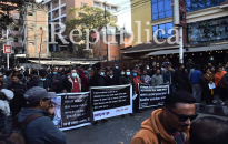 Residents of Kathmandu hold demonstration at Maitighar against KMC (Photo Feature)
