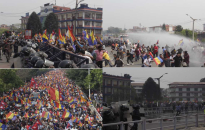 RPP stages demonstration in Kathmandu, clash with police (In Pictures)