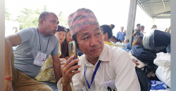 Why did the people of Dharan elect independent Sampang as their mayor?