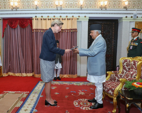 EU Ambassador to Nepal presents her credentials to President
