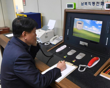 2 Koreas restore hotline despite North’s missile tests