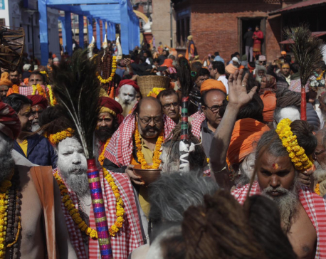 ​Sadhus gather at Pashupatinath Temple for Maha Shivaratri (Photo Feature)