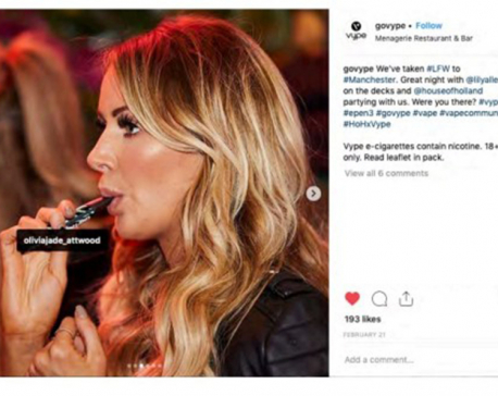 UK bans e-cigarette ads on Instagram, other social media