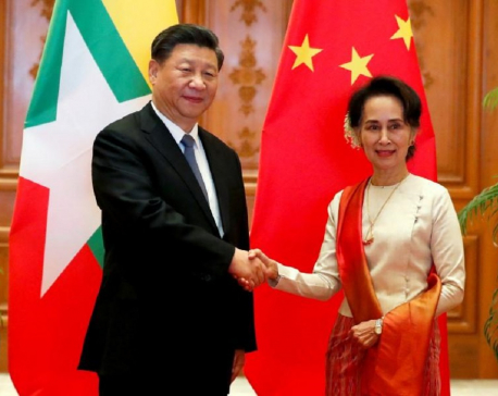 Myanmar, China ink deals to accelerate Belt and Road as Xi courts an isolated Suu Kyi