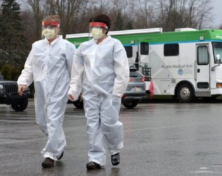 US locking down 70 million people as virus strains Europe